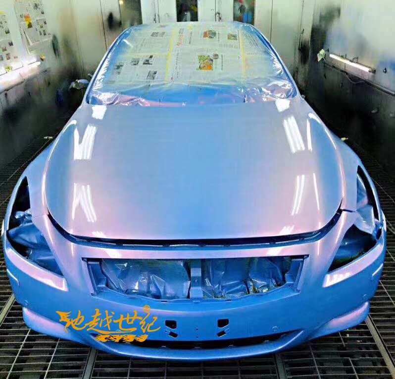 多彩糖果漆改色喷涂效果亮相多彩亮眼